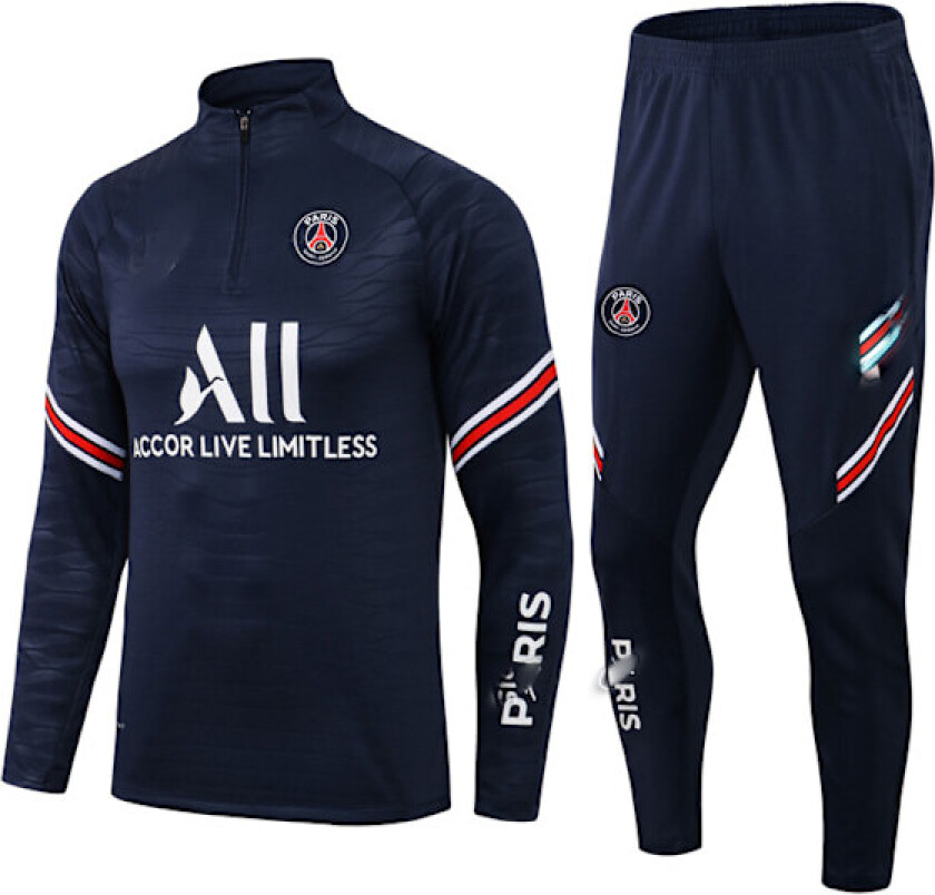 Paris, Atlético Madrid, Inter Milan, Liverpool, Marseille Brasil langarmet trøye, treningsdrakt for voksne og barn, sett Baolan Baolan Baolan