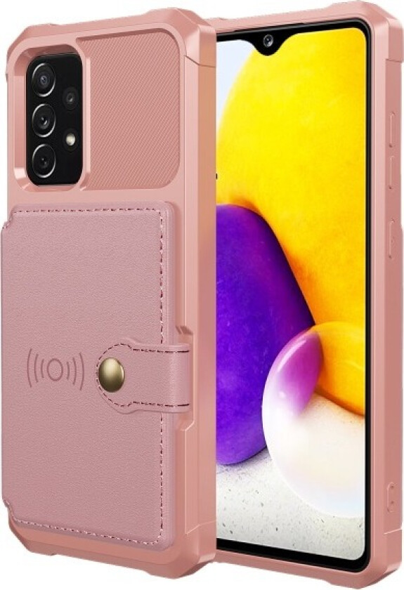 Samsung Galaxy A53 5G - Elegant deksel med kortholder Pink gold