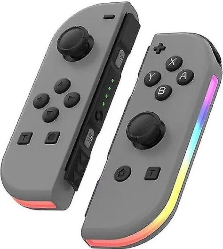 Trådløs kontroller kompatibel med Nintendo Switch, Oled, Lite Gamepad Joystick (l/r) erstatning med Rgb Høyre - Gray