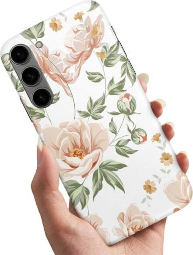 Samsung Galaxy S23 Plus - Deksel/Mobildeksel Blomstermønster