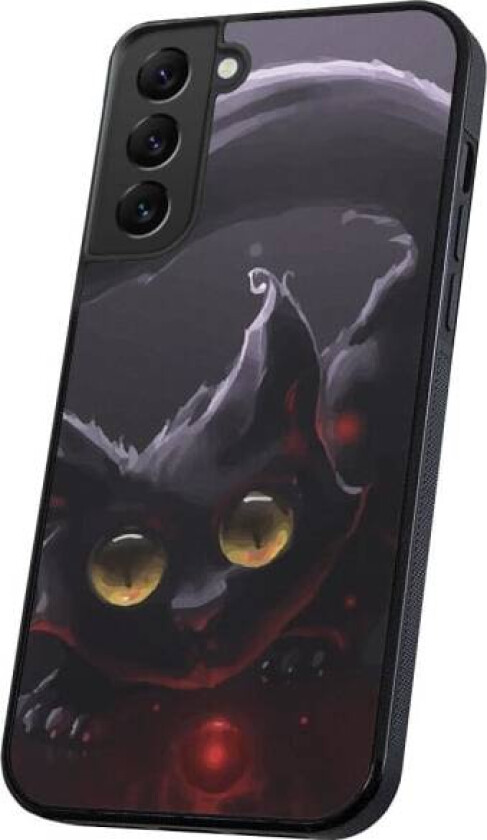 Samsung Galaxy S21 - Deksel/Mobildeksel Svart Katt