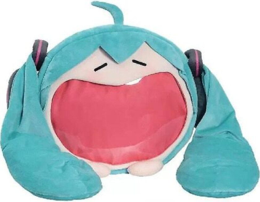 Kawaii Anime Hatsune Miku Cosplay Plysj Ryggsekk Ita Bag Dame Bag Skole Student Menn Fløyel Skulder Bag Jente Gave (FMY) blue