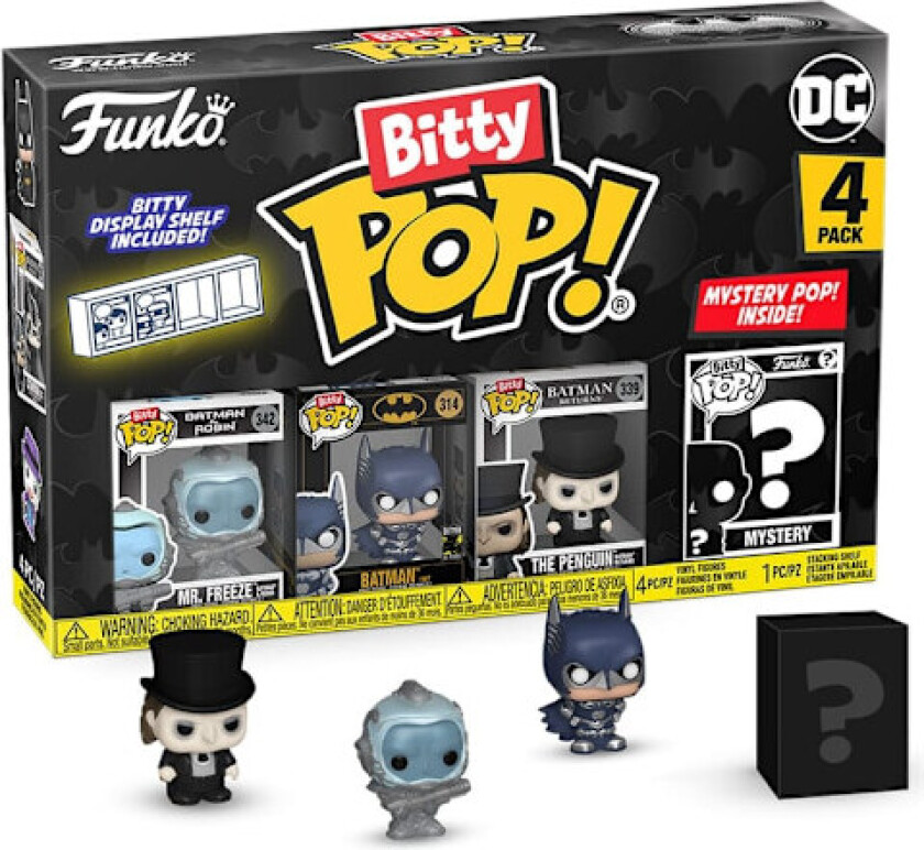 Batman 85th Anniversary Bitty POP! Vinyl Figure 4-Pack Freeze 2,5 cm Multicolor