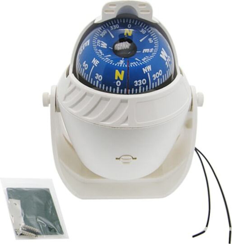 Bærbar elektronisk kjøretøy digitalt kompass bilnavigasjon kompass for camping fotturer utendørs sport sjø svingende marine båt skip