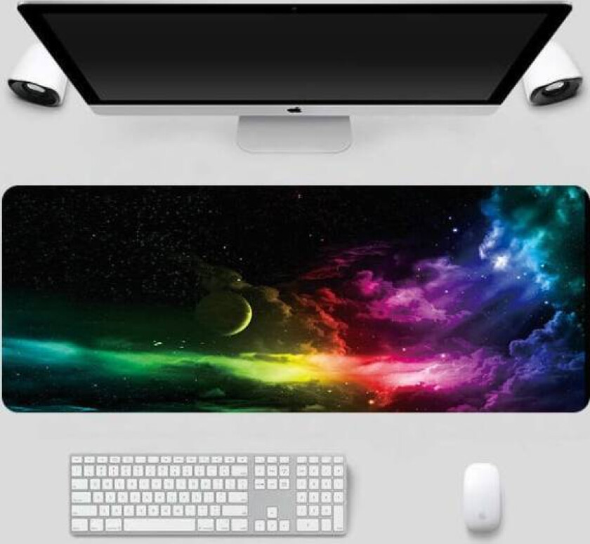 Gaming musematte, Stor musematte 900x400mm, Datamaskin tastatur