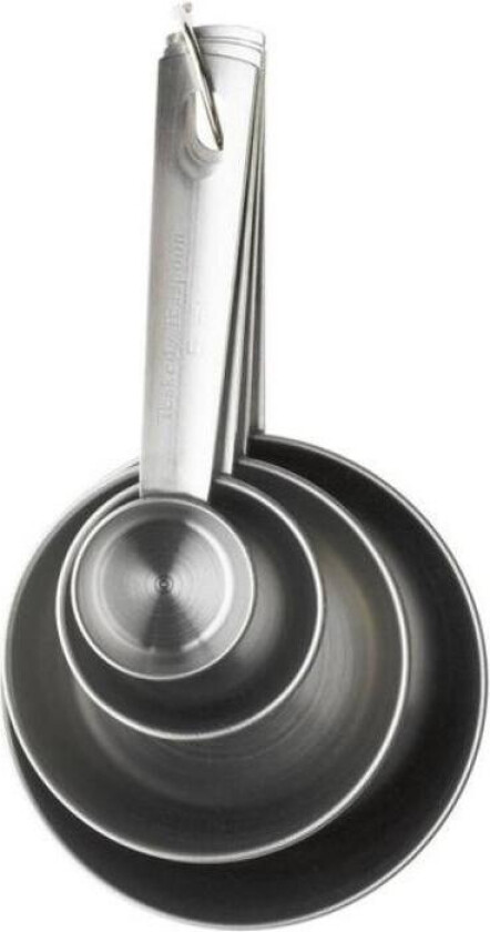 Måleskje, sett med 4