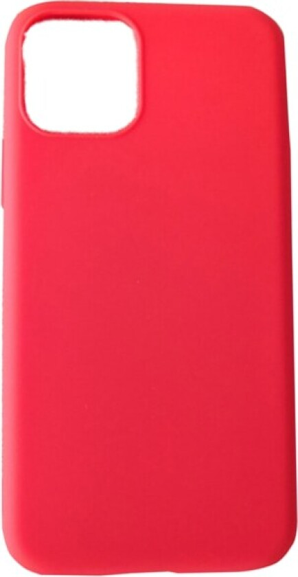 iPhone 11 - Silikondeksel Röd