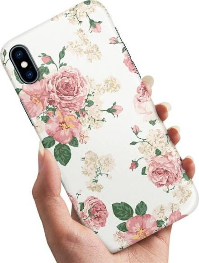 iPhone XR - Deksel/Mobildeksel Retro Blomster