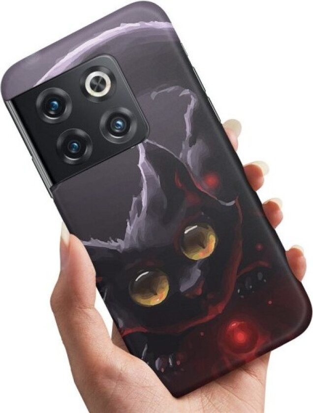 OnePlus 10T - Deksel/Mobildeksel Svart Katt