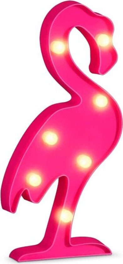 Flamingo LED-lys Flamingos Rosa nattlampe Romantisk Batteri