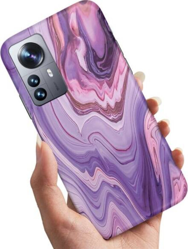 Xiaomi 12 Pro - Deksel/Mobildeksel Marmor Multicolor
