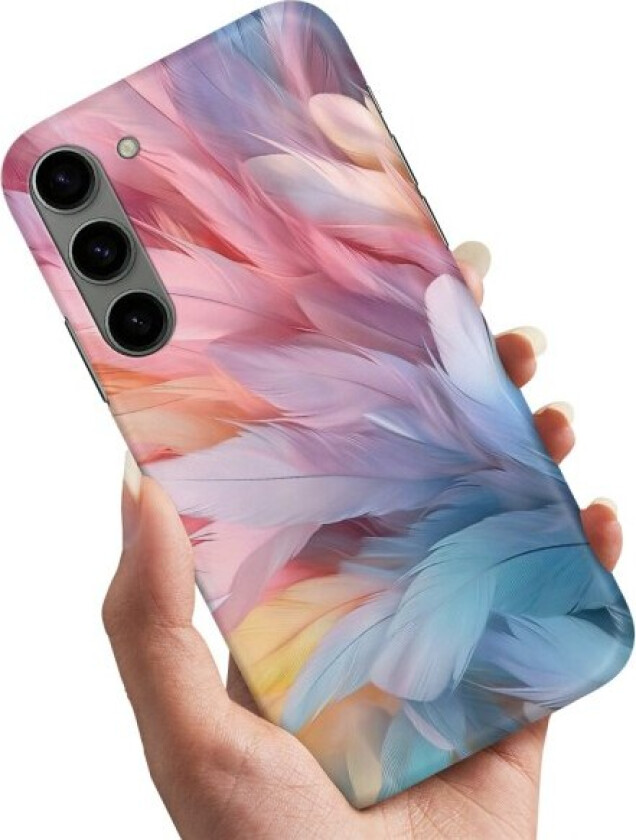 Samsung Galaxy S23 - Deksel/Mobildeksel Feathers