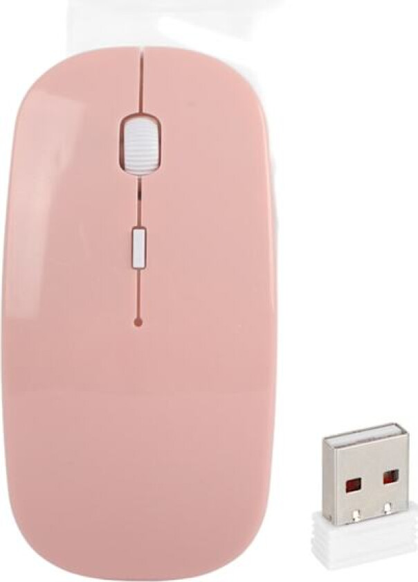 Trådløs mus smart slank mini bærbar 2.4G trådløs mus med USB-mottaker for kontor bærbar datamaskin nettbrett