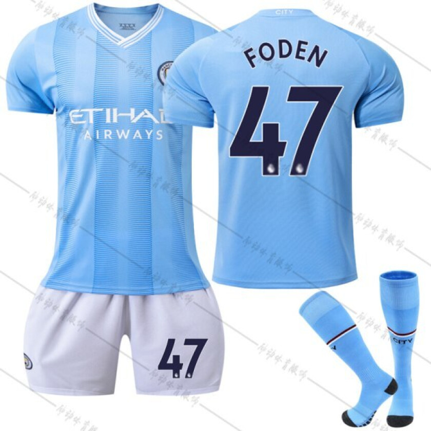 Manchester City FC 23-24 Hjemmetrøye FODEN nr. 47 Fotballdrakt 28