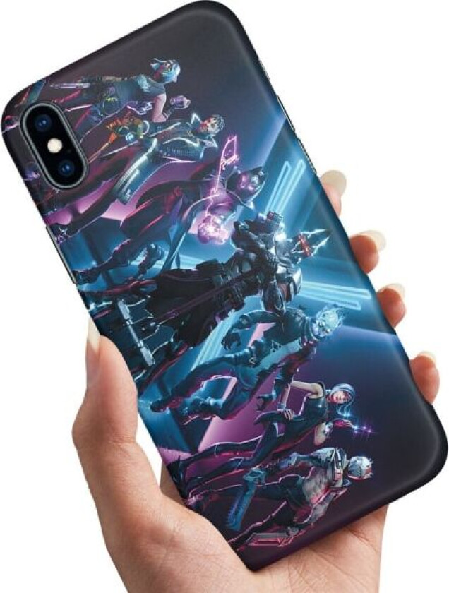 iPhone X/XS - Deksel/Mobildeksel Fortnite Multicolor