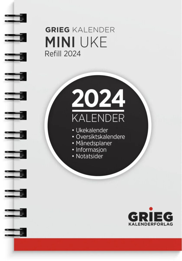 Kalender 2024  Mini refill