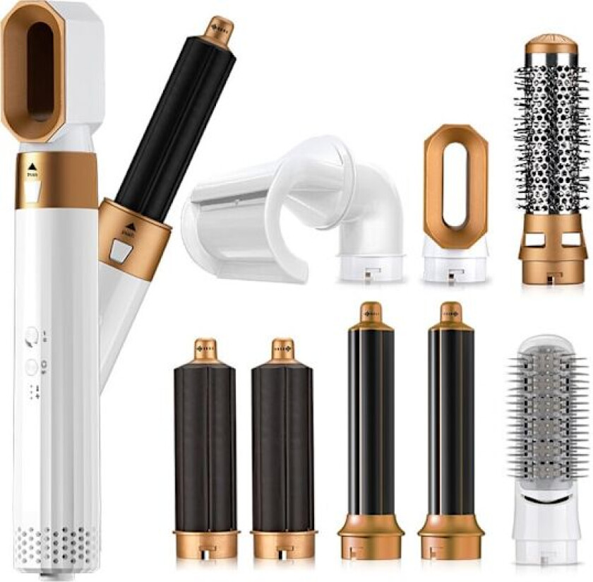Høyhastighets børsteløs negativ ion AirWrap Styler 8 i 1 Hår Elektrisk Hår Styler Frisyrer Curler St