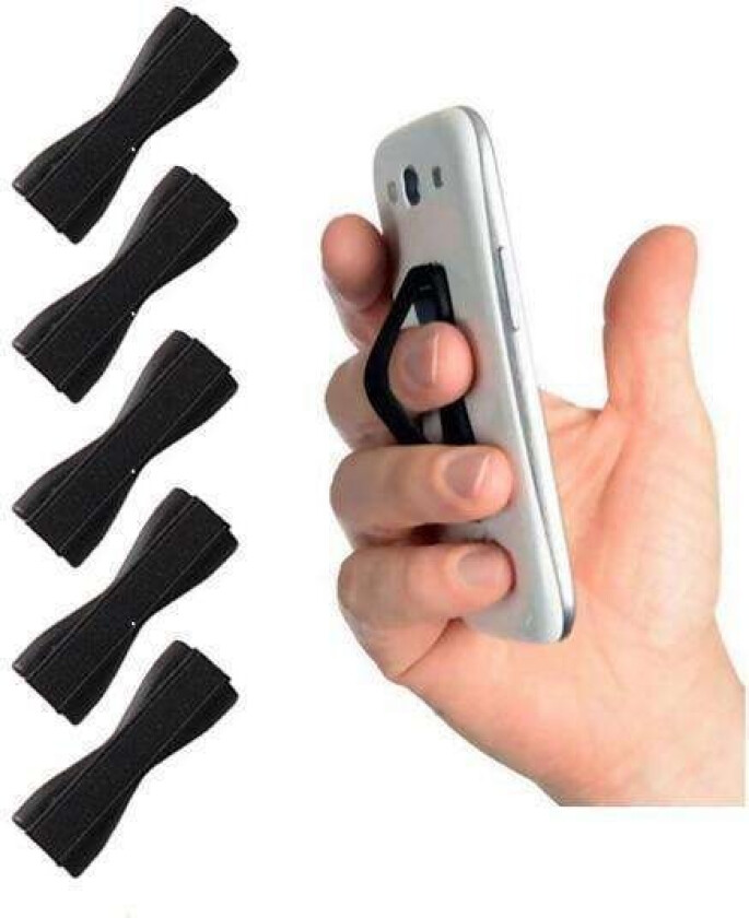 5-Pak - Mobiltelefonholder - Holder for Mobil / Mobilring / Grip Green
