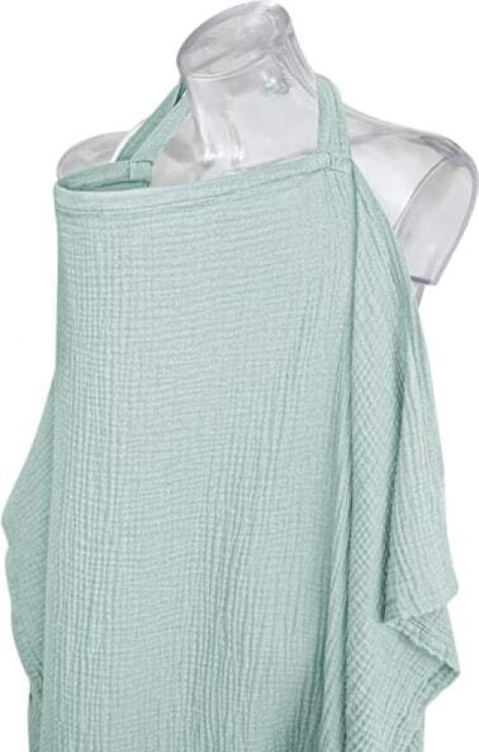 (Grønn) Babypledd for amming, Babypledd for amming, Mykt pustende ammeomslag, Justerbart ammesjal for mamma