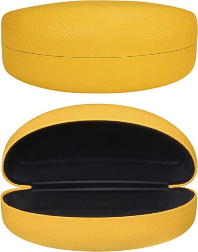 Hardt etui for solbriller, stort klassisk etui for solbriller, Gla
