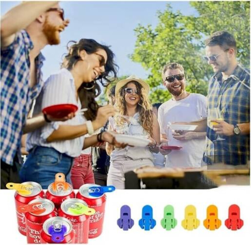 6 boksåpner, flaskeåpner, 6 boksforsegler, forsegler, støvhette, hav