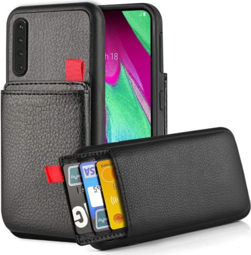 Huawei P30 - Deksel / Mobildeksel - Skjult kortspor / Kortholder Black