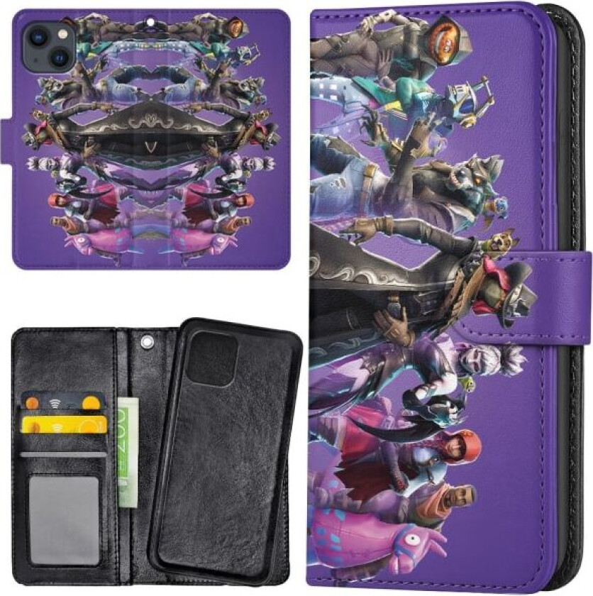 iPhone 13 - Lommebok Deksel Fortnite Multicolor