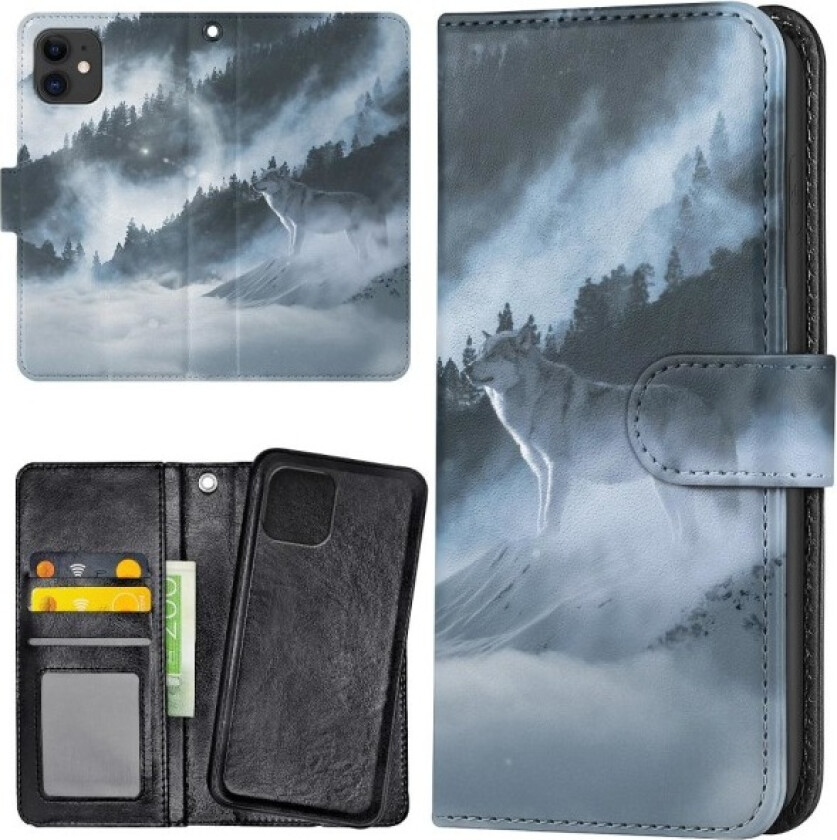 iPhone 12 Mini - Lommebok Deksel Arctic Wolf