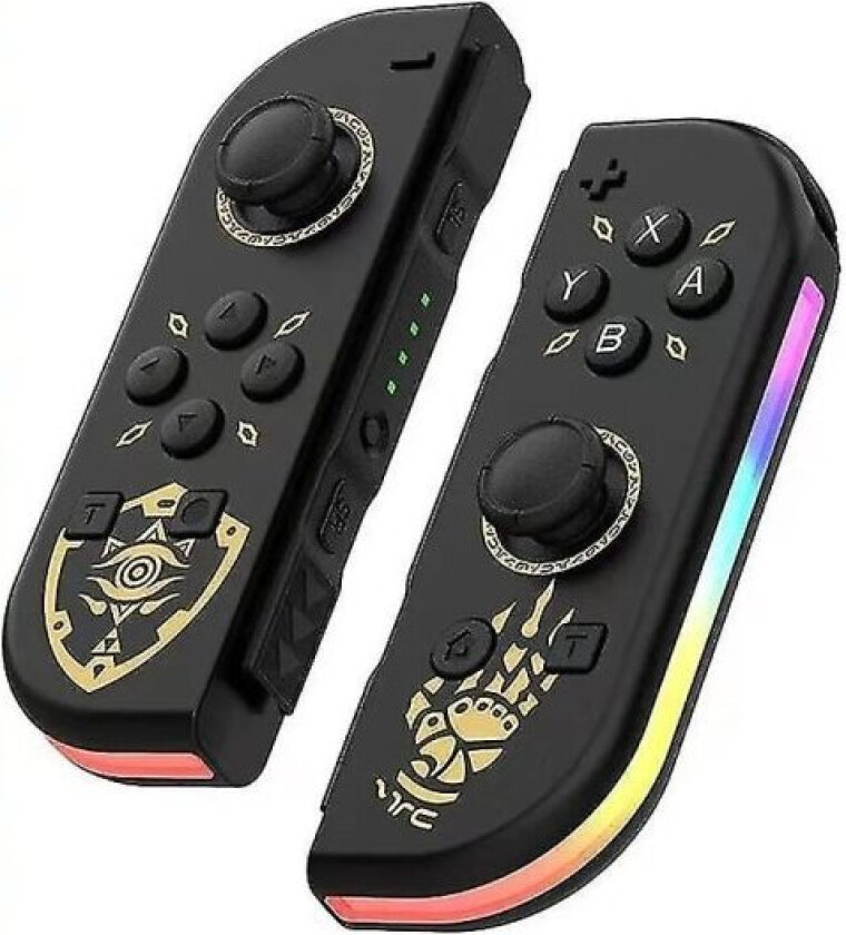 Trådløs kontroller kompatibel med Nintendo Switch, Oled, Lite Gamepad Joystick (l/r) erstatning med Rgb Right - Black
