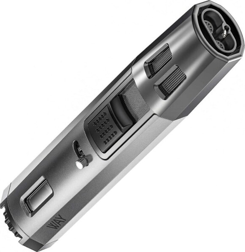 2 Jet Flame Vindtett Sigarett Lighter Justerbar Fakkel Brann Tenning Lighter Gass Butan Påfyllbar, Lang rekkevidde Lighter For Grill, Komfyr, Kjøkken Komfyr, Ho