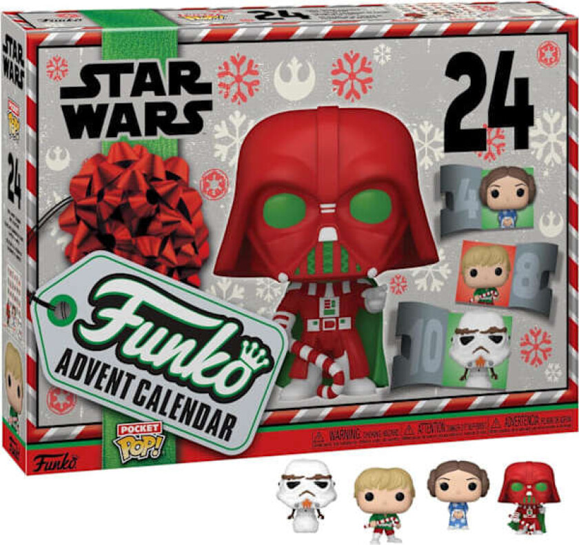 Funko Pop! Adventskalender: Star Wars - Holiday, Flerfarget, En Størrelse