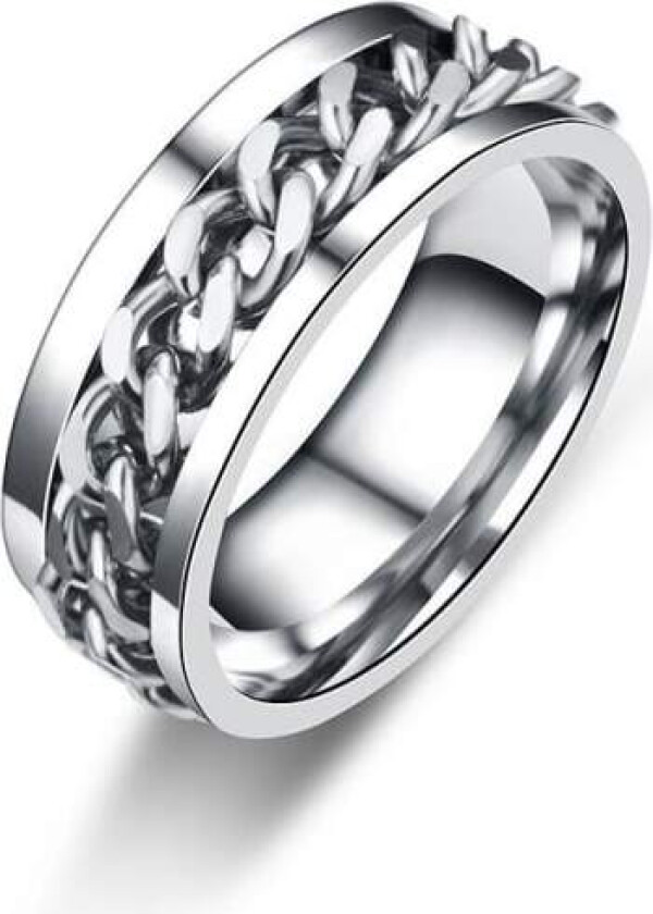 Antistress spinner roterende fidget ring ringar Størrelse 8/18,2 mm Size8/18.2mm