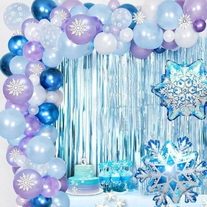 Frossen ballongbue sett, Frossen ballong jente bursdag dekor