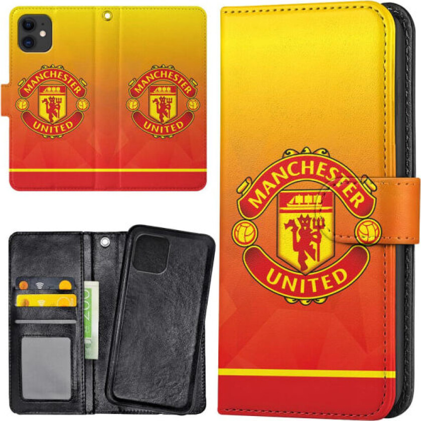 iPhone 12/12 Pro - Lommebok Deksel Manchester United