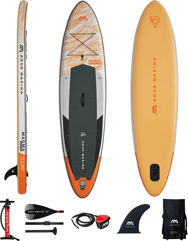 aqua marina SUP Magma 11.2, SUP-brett, padlebrett-pakke Yellow