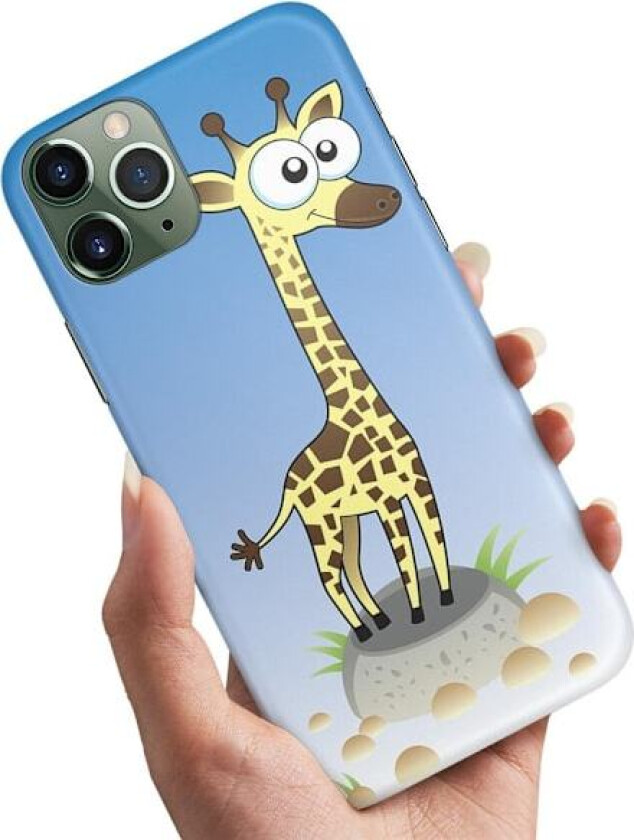 iPhone 11 Pro Max - Deksel/Mobildeksel Tegnet Giraff