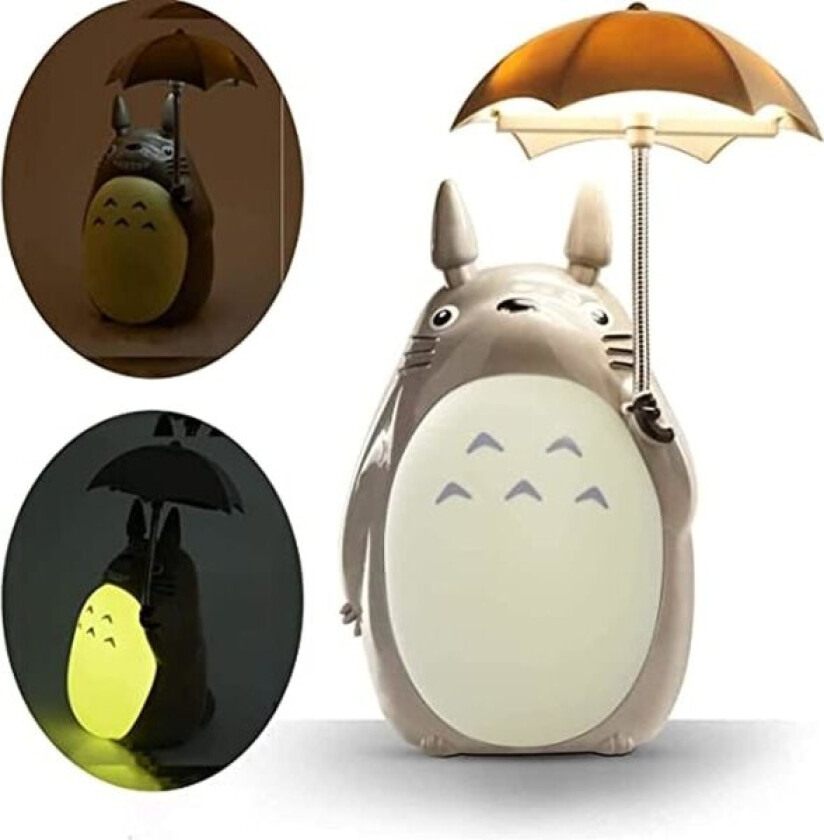 IC Totoro LED nattlampe for barn, USB-oppladbart nattlys