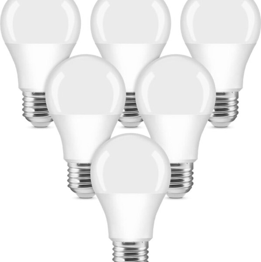 E27 LED-pære varm hvit, 10W LED-pære erstatning for 60W lyspære