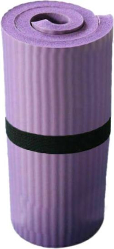 Yoga Pilatesmatte Tykk treningsmatte Sklisikker treningsmatte 15 mm Fitness Purple