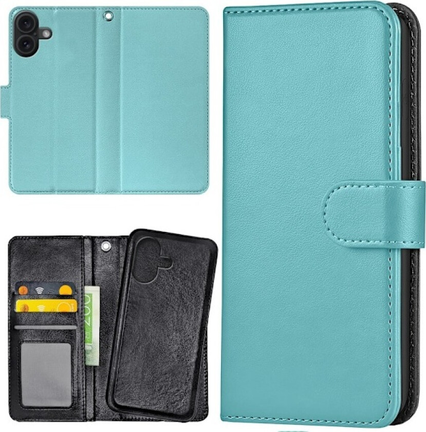 iPhone 16 - Lommebok Deksel Turkis