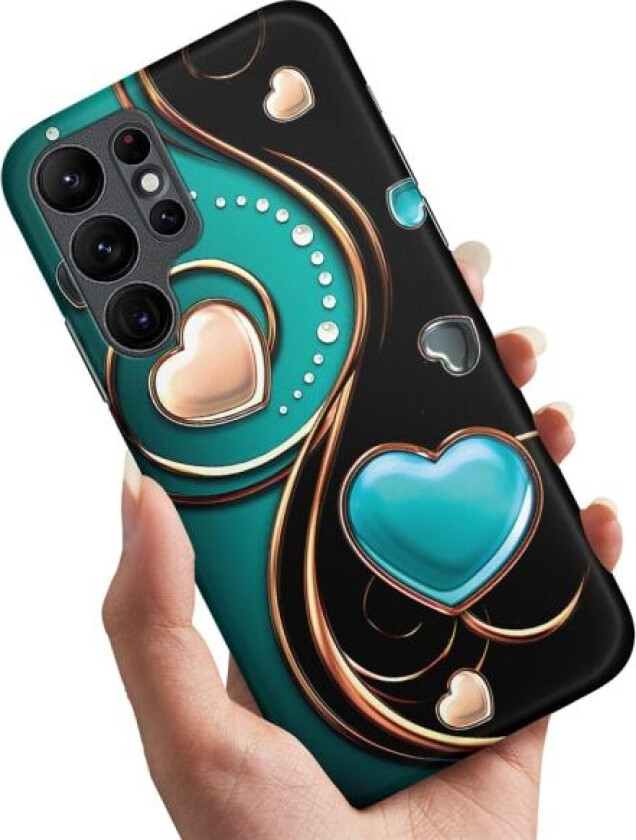 Samsung Galaxy S24 Ultra - Deksel/Mobildeksel Hjerter
