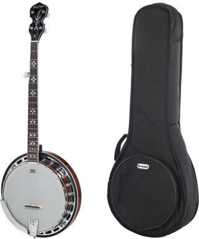 BJ-55Pro 5 String Banjo Bundle