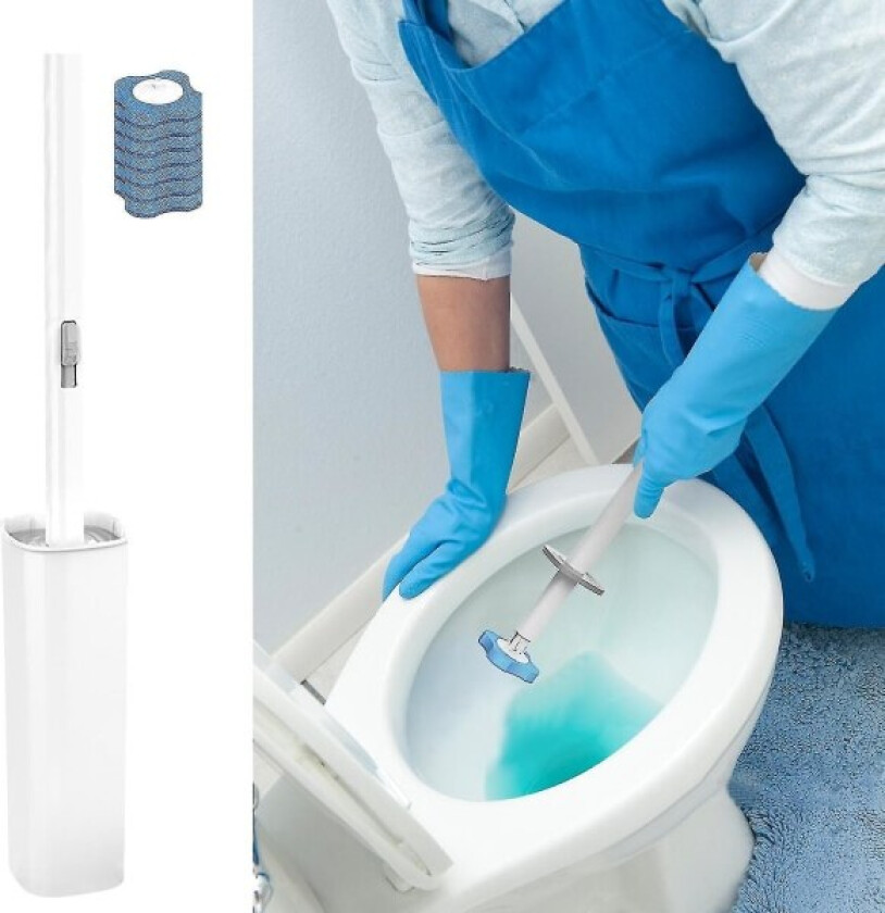 Engangsveggmontert toalettbørste uten død vinkel Husholdningsveggmontert toalettbørste Toalettbørste sett