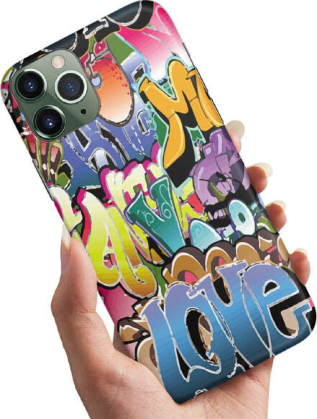 iPhone 12 Mini - Deksel/Mobildeksel Graffiti