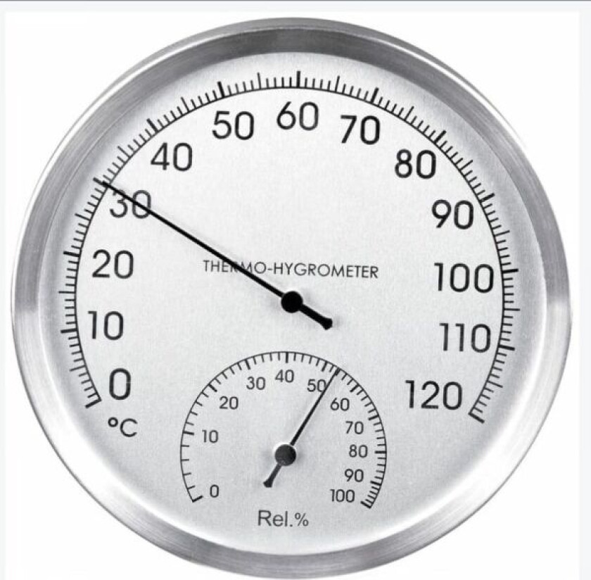 1 x Sauna Rom Termo-Hygrometer Sauna Massasje Rom Termo-Hygrometer