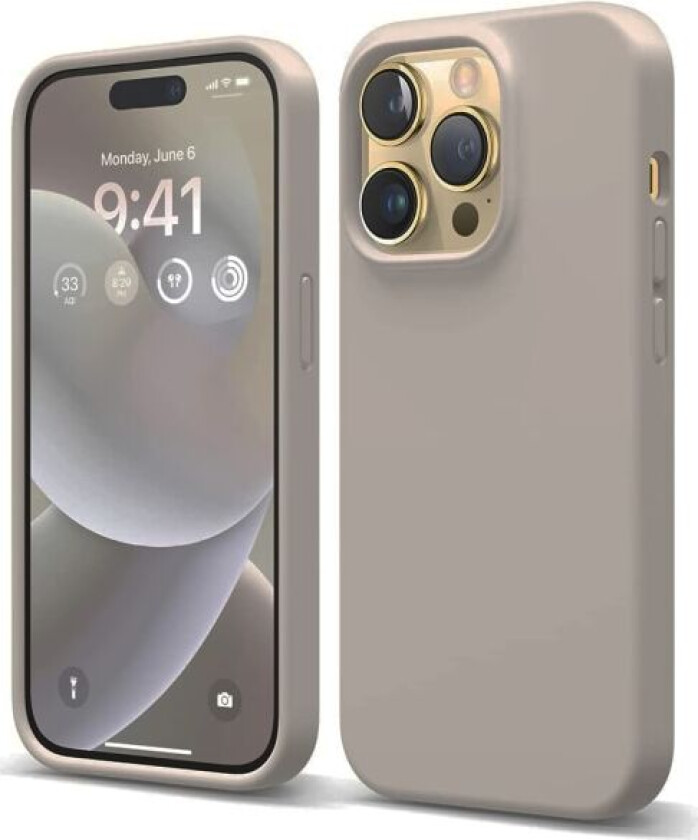 iPhone 14 Pro - Profesjonelt beskyttende Floveme-deksel Grå