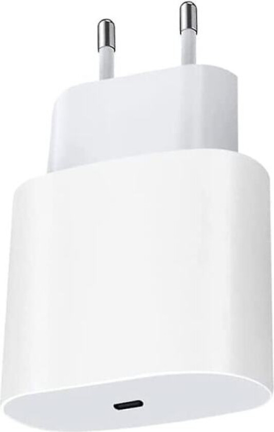 Hurtiglader USB C 20W - MFi-sertifisert - Kompatibel med PD og QC3.0 Type-C Hurtiglader Kompatibel med iPhone, iPad, Samsung