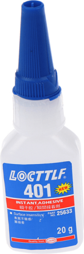 5 STK 20g Loctite 401 Hurtiglimflaske Sterkere Superlim Klar 5stk