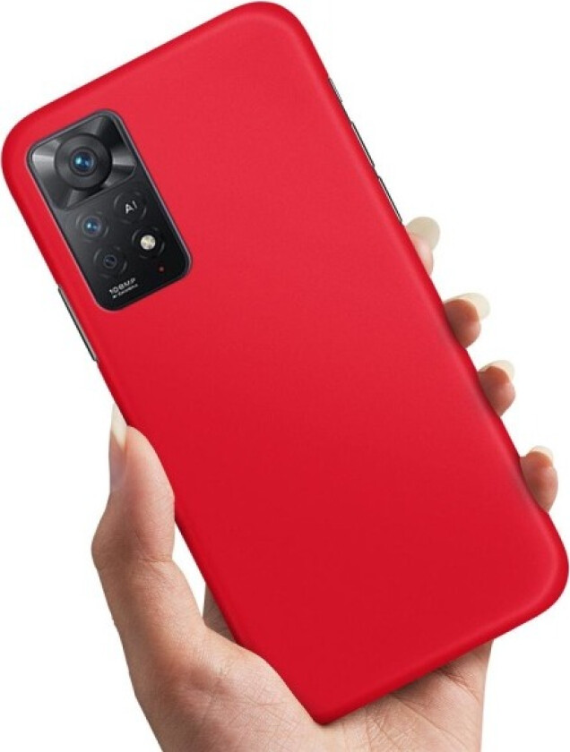 Xiaomi Redmi Note 11 - Deksel/Mobildeksel Rød