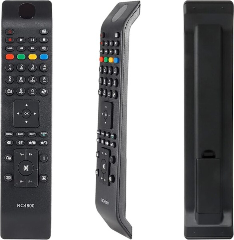 Universal fjernkontroll erstatning for JVC TV fjernkontroll RC4800, Polaroid/Bush/Hitachi/TECHWOOD/Digihome/JMB/Telefunken Smart TV-er